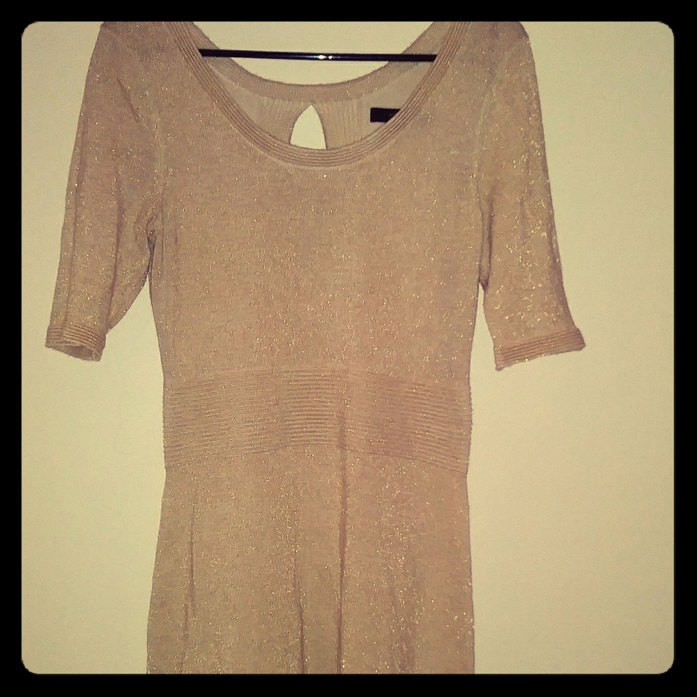 Gold dress